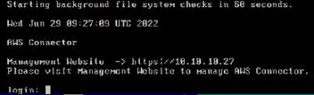 Entering credentials to log in