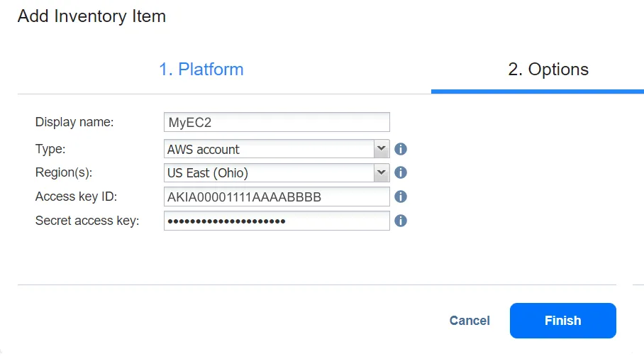 The NAKIVO solution supports VMware backup to AWS and AWS EC2 backup