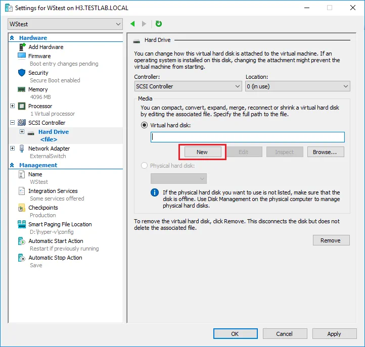 Add Virtual Hard Drive Add Virtual Hard Drive