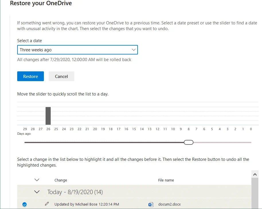 OneDrive-restore-deleted-files-selecting-the-appropriate-date