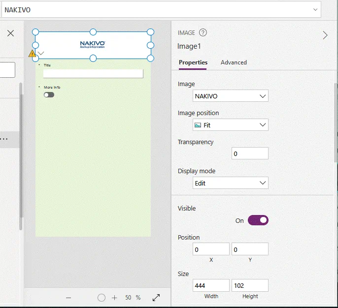 Editing images for SharePoint Online forms