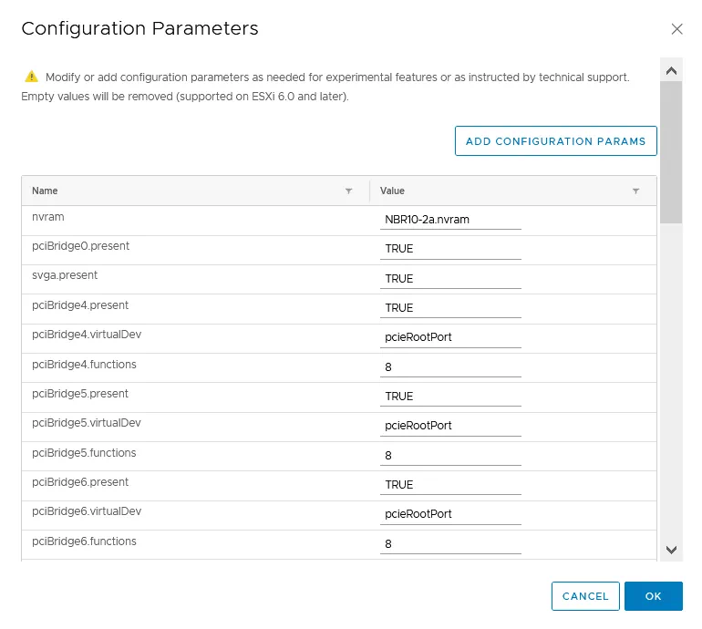 Editing VM USB configuration for a USB smart card reader