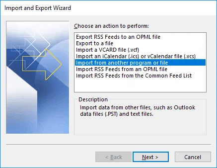 Importing contact to Outlook 2016 from a CSV file
