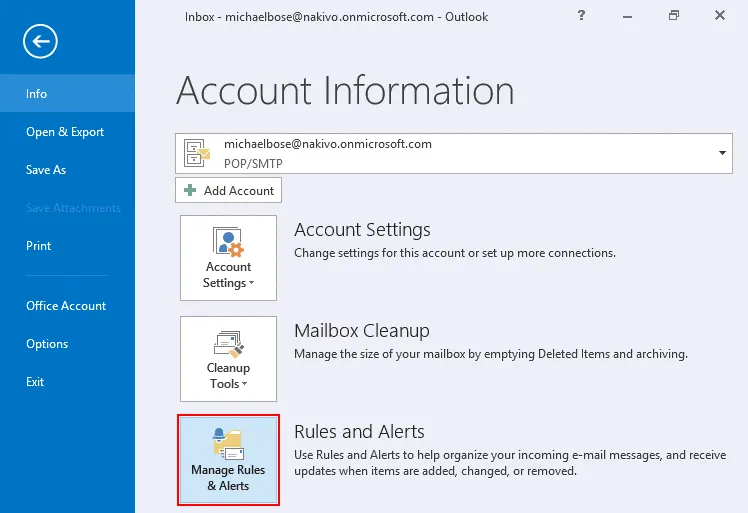 How to forward mail to a new address in Microsoft Office Outlook