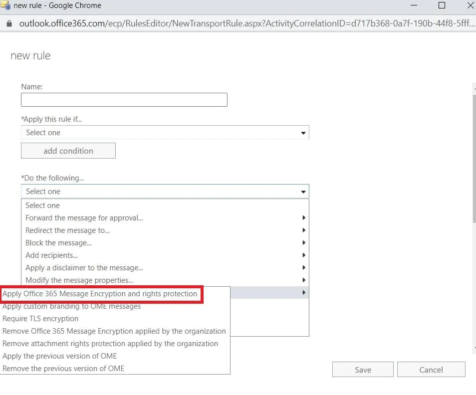 enable encryption with ome
