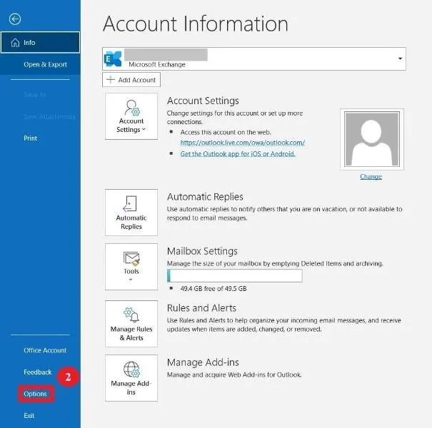 encrypt all outgoing messages in options