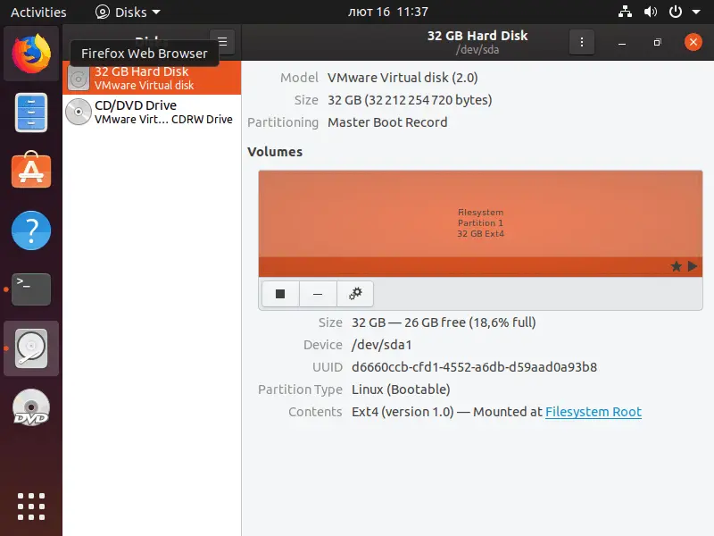 Changing disk partition size was completed successfully