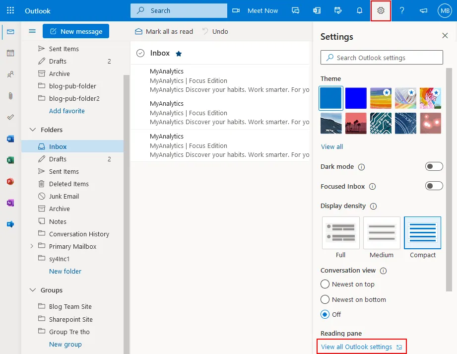 Checking Office 365 max mailbox size