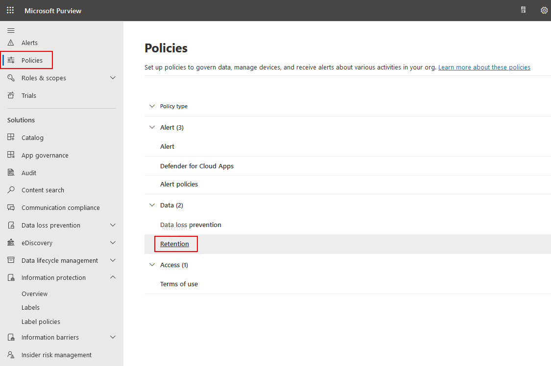 Back up Teams chat messages and conversations using retention policies