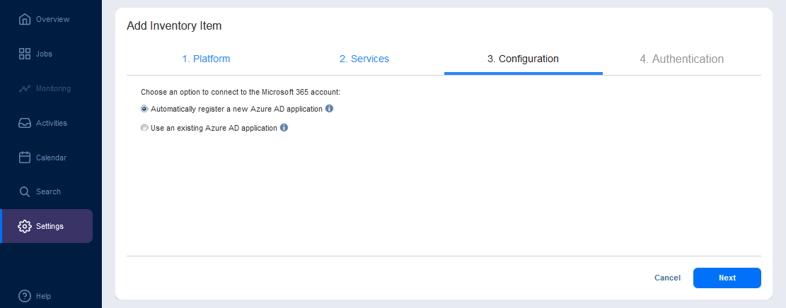 Registering a new Azure AD application automatically