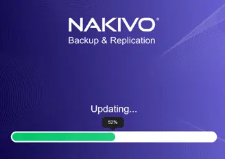 Updating NAKIVO components installed