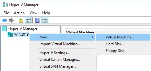 Creating a new VM using a converted virtual disk