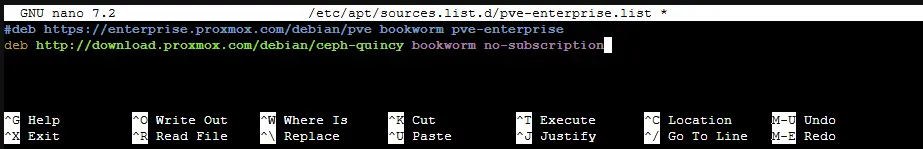 Editing the list of software repositories