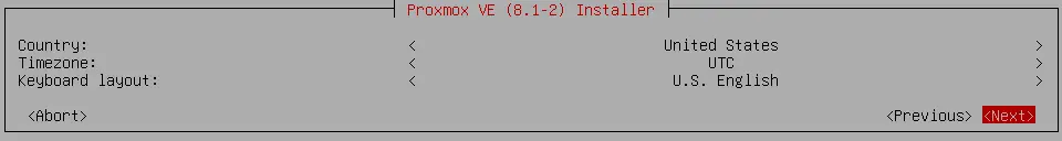 Selecting Localization settings