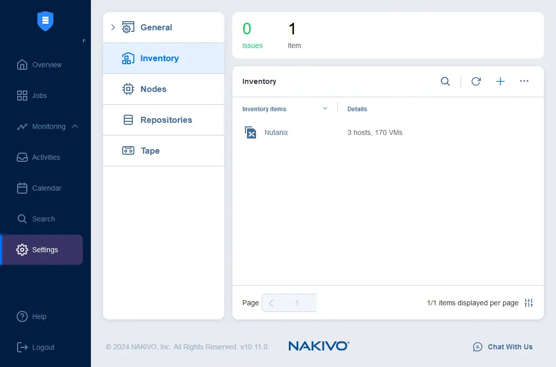 Adding a Nutanix cluster to the inventory