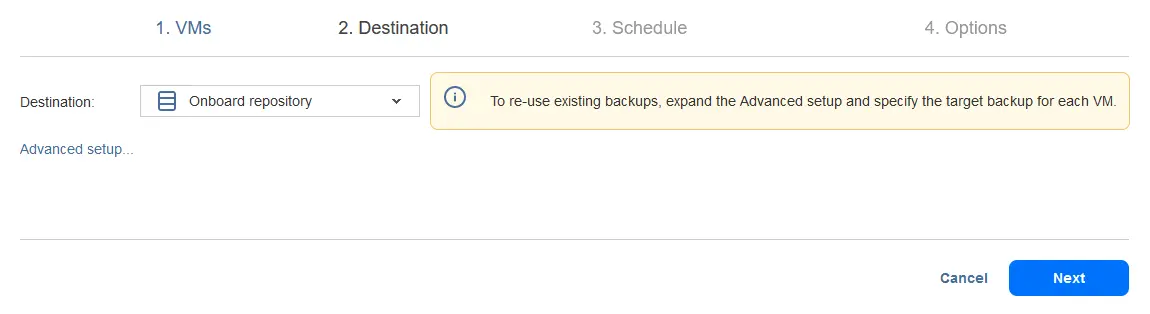 Selecting a repository