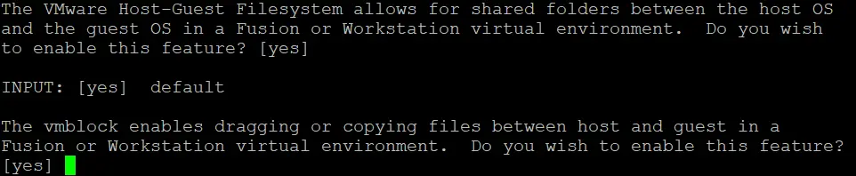 Enabling shared folders and shared clipboard
