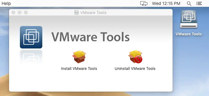 InstallingVmwareTools