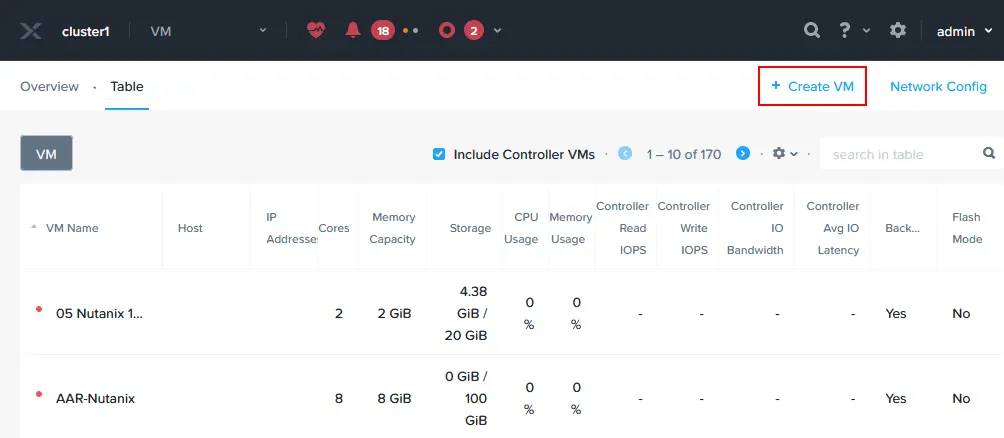 Creación de una nueva VM para instalar el appliance virtual Nutanix Move