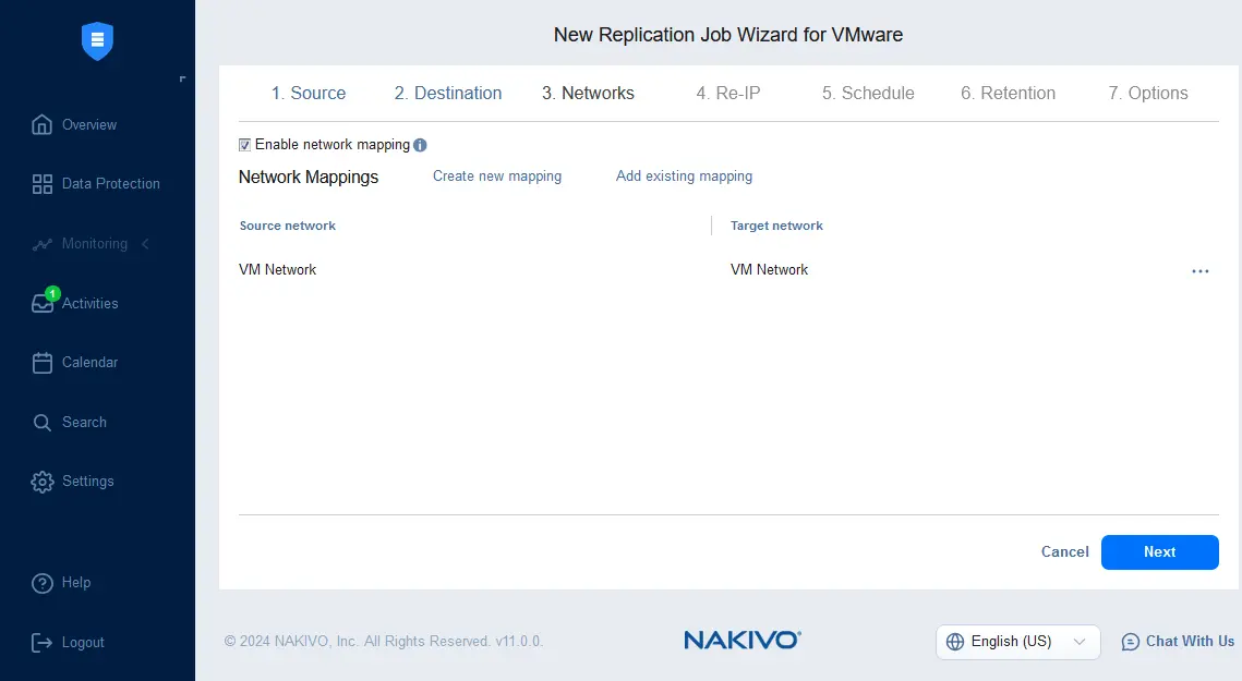 network mapping options